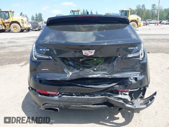 2019 Cadillac XT4 AWD Sport with VIN 1GYFZFR48KF119062, listed as a IAAI auction lot 42449132 with 89,676 mi miles and . Bid and sale history available at DreamBid. Image 16.