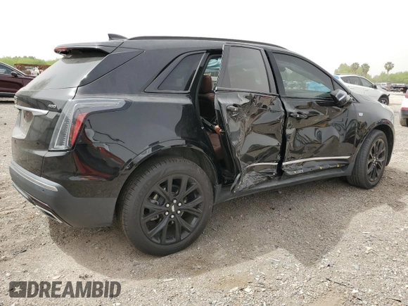 2020 Cadillac XT5 Sport AWD with VIN 1GYKNGRS7LZ189862, listed as a Copart auction lot 48987525 with 67,623 mi miles and Salvage title. Bid and sale history available at DreamBid. Image 3.