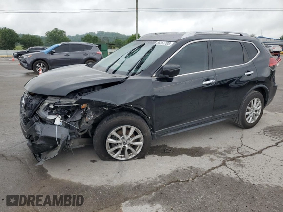 2017 Nissan Rogue SV with VIN KNMAT2MT5HP521410, listed as a Copart auction lot 56357785 with 150,734 mi miles and Salvage title. Bid and sale history available at DreamBid. Image 1.