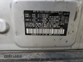 2017 Subaru Outback Premium with VIN 4S4BSACC8H3371766, listed as a Copart auction lot 55207985 with 131,116 mi miles and Salvage title. Bid and sale history available at DreamBid. Image 13.