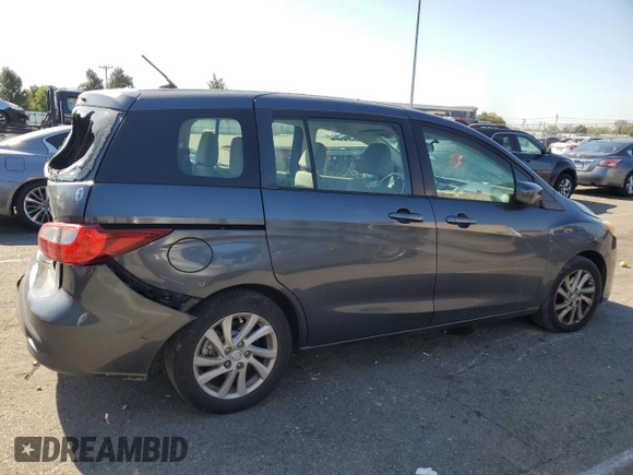 2012 Mazda 5 Sport with VIN JM1CW2BL4C0139163, listed as a Copart auction lot 75521794 with 211,595 mi miles and Salvage Title. Bid and sale history available at DreamBid. Image 3.