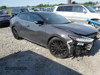 2021 Nissan Maxima Platinum with VIN 1N4AA6FV2MC506186, listed as a Copart auction lot 57723165 with 74,222 mi miles and Salvage title. Bid and sale history available at DreamBid. Image 4.