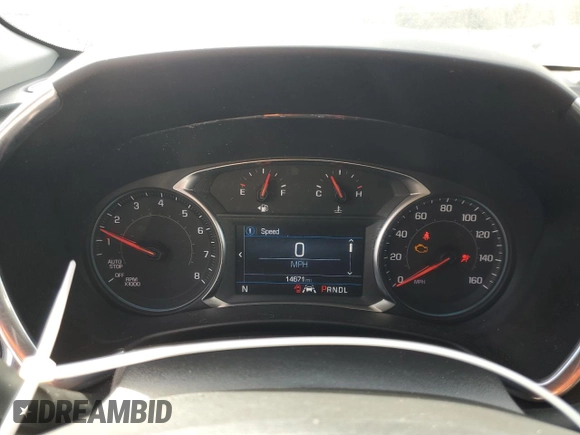 2023 Chevrolet Equinox LT with VIN 3GNAXTEG2PL259908, listed as a Copart auction lot 48531345 with 14,671 mi miles and Salvage title. Bid and sale history available at DreamBid. Image 9.