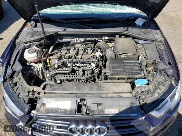 2018 Audi A3 Sedan Premium with VIN WAUB8GFF0J1066319, listed as a Copart auction lot 67491053 with 43,966 mi miles. Bid and sale history available at carsss.com. Image 11.