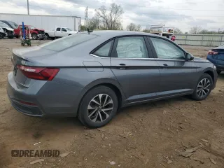 2023 Volkswagen Jetta S with VIN 3VW5M7BU2PM050809, listed as a Copart auction lot 54911535 with 42,638 mi miles and Salvage title. Bid and sale history available at DreamBid. Image 3.