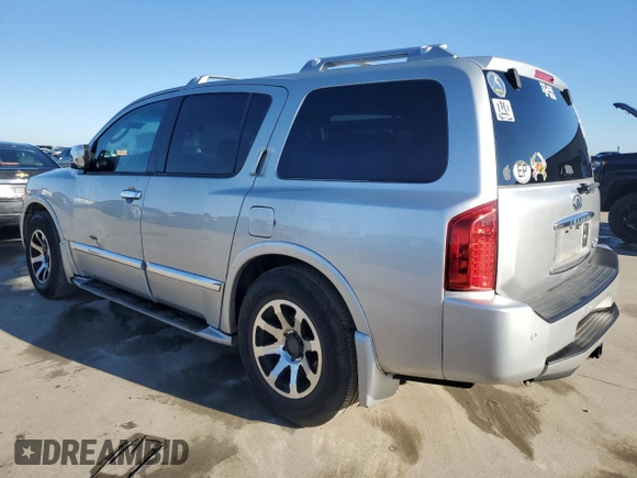 2006 Infiniti QX56 z VIN 5N3AA08A16N804708, wystawiony jako Copart lot #86788354 z przebiegiem 205 417 mil mil oraz Czysty tytuł • Clean title. Historia ofert i sprzedaży dostępna na DreamBid. Obrazek 2.
