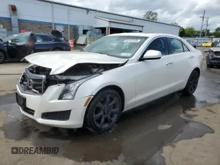 2014 Cadillac ATS Standard AWD with VIN 1G6AG5RX1E0174456, listed as a Copart auction lot 65197325 with 101,460 mi miles and Salvage title. Bid and sale history available at DreamBid. Image 1.