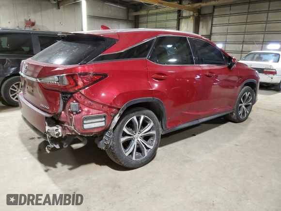 2017 Lexus RX 350 with VIN 2T2ZZMCA6HC053694, listed as a Copart auction lot 42818595 with 90,318 mi miles and Salvage Title. Bid and sale history available at DreamBid. Image 3.