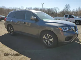 2017 Nissan Pathfinder SV with VIN 5N1DR2MM5HC904433, listed as a Copart auction lot 49607565 with 126,448 mi miles and Clean Title. Bid and sale history available at carsss.com. Image 4.