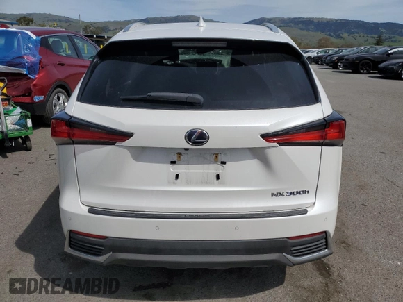 2019 Lexus NX 300h with VIN JTJBJRBZ2K2110008, listed as a Copart auction lot 50212735 with 75,509 mi miles and Salvage title. Bid and sale history available at DreamBid. Image 6.