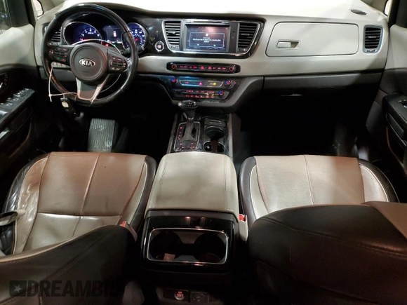 2016 Kia Sedona SX-L with VIN KNDME5C18G6142673, listed as a Copart auction lot 88815615 with 199,027 mi miles and Salvage Title. Bid and sale history available at carsss.com. Image 8.