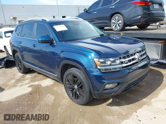 2018 Volkswagen Atlas SEL z VIN 1V2MR2CA4JC512804, wystawiony jako IAAI lot #42528402 z przebiegiem 59 226 mil mil oraz . Historia ofert i sprzedaży dostępna na DreamBid. Obrazek 1.
