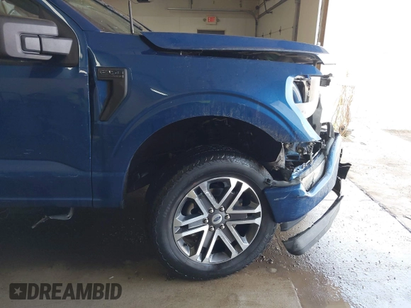 2023 Ford F-150 XL with VIN 1FTEW1EP8PKG08718, listed as a IAAI auction lot 41609293 with 26,414 mi miles. Bid and sale history available at carsss.com. Image 17.