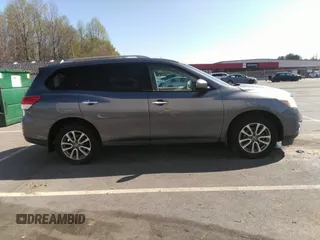 2015 Nissan Pathfinder S with VIN 5N1AR2MN1FC723483, listed as a IAAI auction lot 41808041 with 130,899 mi miles. Bid and sale history available at carsss.com. Image 14.