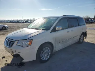 2013 Chrysler Town & Country Limited with VIN 2C4RC1GG7DR645926, listed as a Copart auction lot 46692665 with 235,185 mi miles and Salvage Title. Bid and sale history available at carsss.com. Image 1.