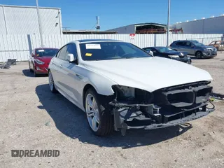 2014 BMW 6 Series 650i xDrive with VIN WBA6B4C5XED099197, listed as a IAAI auction lot 41744557 with 174,613 mi miles. Bid and sale history available at carsss.com. Image 1.