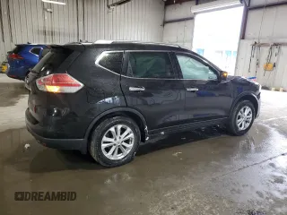 2016 Nissan Rogue SV with VIN 5N1AT2MV0GC873569, listed as a Copart auction lot 53288555 with 0 mi miles and Salvage Title. Bid and sale history available at carsss.com. Image 3.
