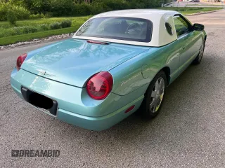 2002 Ford Thunderbird Hardtop Premium with VIN 1FAHP60A62Y113701, listed as a Copart auction lot 56255355 with 5,994 mi miles and Clean Title. Bid and sale history available at DreamBid. Image 4.