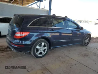 2011 Mercedes-Benz R 350 with VIN 4JGCB2FE4BA134590, listed as a Copart auction lot 61675805 with 263,118 mi miles and Salvage title. Bid and sale history available at DreamBid. Image 3.