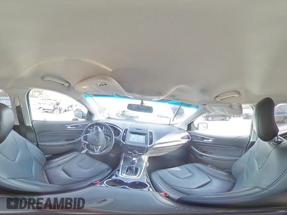 2016 Ford Edge Titanium with VIN 2FMPK3K91GBB47650, listed as a Copart auction lot 44604005 with 55,156 mi miles and Salvage Title. Bid and sale history available at carsss.com. Image 14.