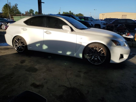 2010 Lexus IS F with VIN JTHBP5C2XA5007698, listed as a Copart auction lot 77333904 with NaN miles and Salvage Title. Bid and sale history available at carsss.com. Image 4.