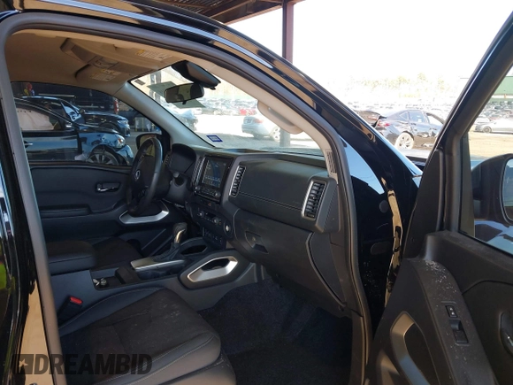2024 Nissan Frontier SV with VIN 1N6ED1EJ1RN605501, listed as a IAAI auction lot 41649018 with 4,535 mi miles and . Bid and sale history available at DreamBid. Image 5.