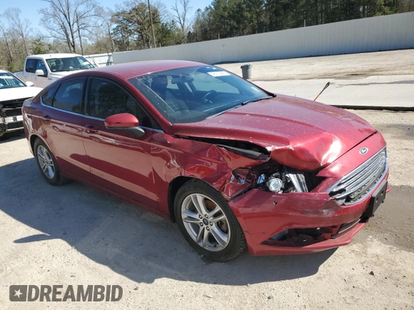 2018 Ford Fusion SE with VIN 3FA6P0HD1JR180500, listed as a Copart auction lot 48113425 with 154,947 mi miles and Salvage Title. Bid and sale history available at carsss.com. Image 4.
