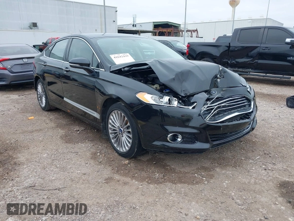 2014 Ford Fusion Titanium with VIN 3FA6P0K9XER364392, listed as a IAAI auction lot 41642439 with 130,302 mi miles and . Bid and sale history available at DreamBid. Image 1.