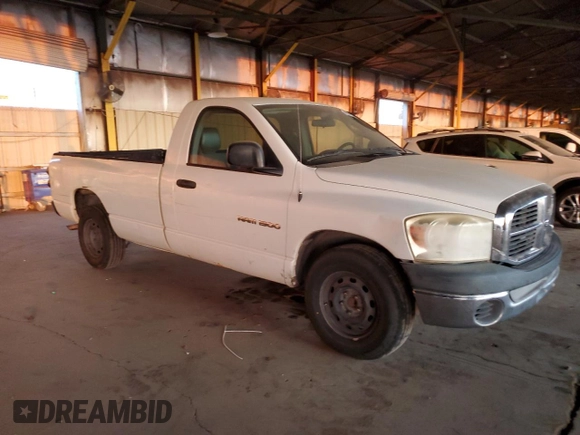 2007 Dodge 1500 SLT with VIN 1D7HA16P17J569962, listed as a Copart auction lot 89371515 with 166,014 mi miles and Clean Title. Bid and sale history available at DreamBid. Image 4.