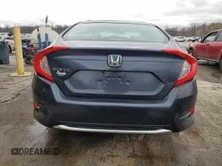 2019 Honda Civic Sedan LX with VIN 2HGFC2F66KH603690, listed as a Copart auction lot 52857305 with 46,528 mi miles and Salvage Title. Bid and sale history available at carsss.com. Image 6.