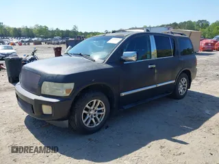 2005 Infiniti QX56 with VIN 5N3AA08C35N807884, listed as a IAAI auction lot 42040020 with 218,483 mi miles and . Bid and sale history available at DreamBid. Image 2.