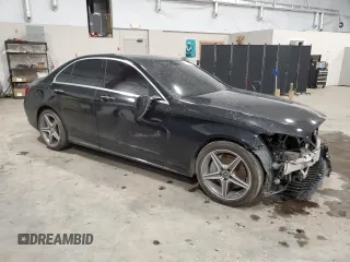 2018 Mercedes-Benz C 300 with VIN 55SWF4KB9JU258906, listed as a Copart auction lot 49953165 with 40,492 mi miles and Salvage Title. Bid and sale history available at DreamBid. Image 4.
