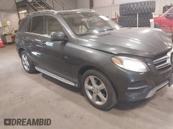 2016 Mercedes-Benz GLE 350 with VIN 4JGDA5HB8GA770397, listed as a IAAI auction lot 42281988 with 132,625 mi miles and . Bid and sale history available at DreamBid. Image 1.