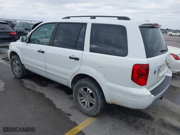 2004 Honda Pilot EX with VIN 2HKYF18464H503605, listed as a IAAI auction lot 41373673 with 112,919 mi miles. Bid and sale history available at carsss.com. Image 3.