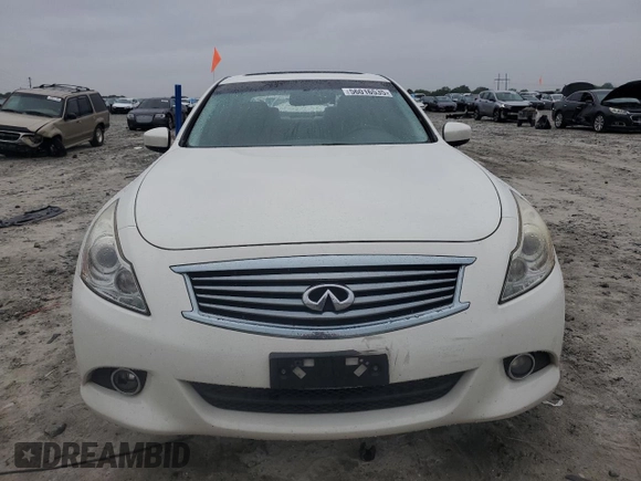 2012 Infiniti G25 Journey with VIN JN1DV6AP2CM812370, listed as a Copart auction lot 56016535 with 163,502 mi miles and Salvage title. Bid and sale history available at DreamBid. Image 5.