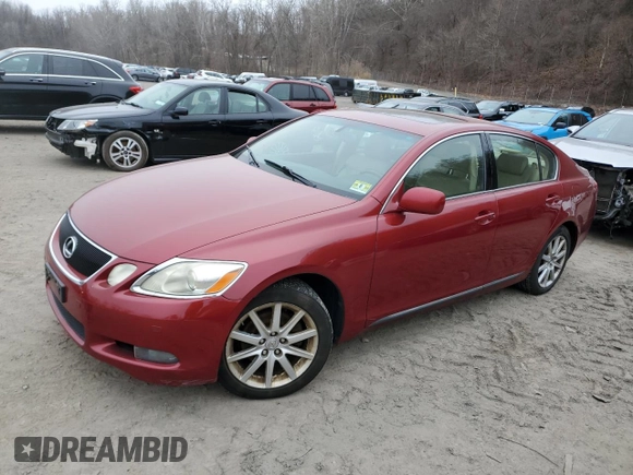 2006 Lexus GS 300 with VIN JTHCH96S160018887, listed as a Copart auction lot 86942974 with 196,725 mi miles and Non Repairable. Bid and sale history available at DreamBid. Image 1.