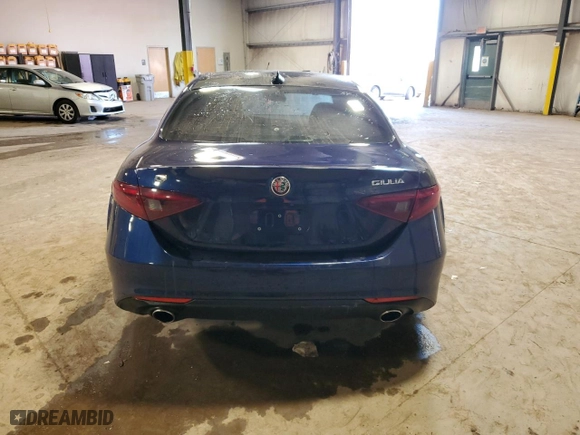 2020 Alfa Romeo Giulia Ti Sport with VIN ZARFANBN9L7626533, listed as a Copart auction lot 49007385 with 20,435 mi miles and Salvage Title. Bid and sale history available at carsss.com. Image 6.