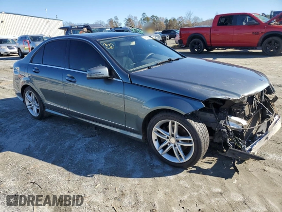 2012 Mercedes-Benz C 300 Sport with VIN WDDGF8BB1CA709311, listed as a Copart auction lot 84649524 with 154,747 mi miles and Salvage title. Bid and sale history available at DreamBid. Image 4.