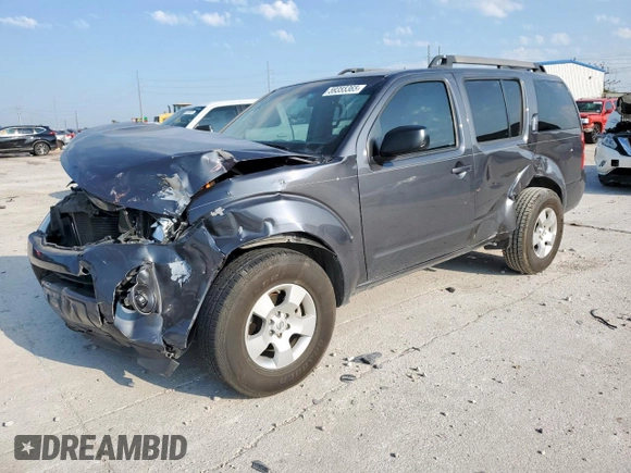 2011 Nissan Pathfinder SV with VIN 5N1AR1NN8BC615459, listed as a Copart auction lot 59355365 with 100,311 mi miles and Salvage title. Bid and sale history available at DreamBid. Image 1.