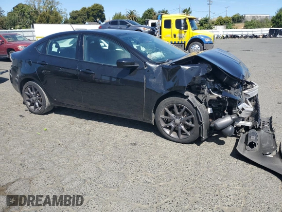 2016 Dodge Dart SE with VIN 1C3CDFAAXGD682436, listed as a Copart auction lot 59027775 with 139,645 mi miles and Salvage title. Bid and sale history available at DreamBid. Image 4.