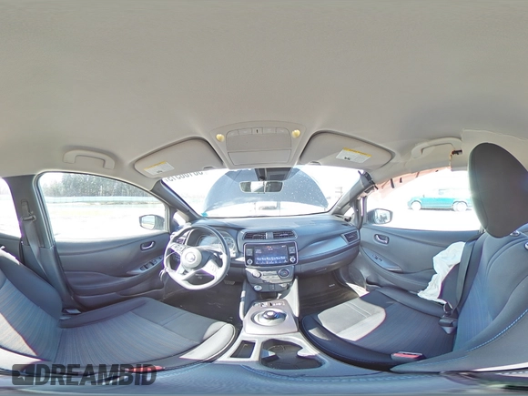 2022 Nissan LEAF S with VIN 1N4AZ1BVXNC563237, listed as a Copart auction lot 50106515 with 44,295 mi miles and Salvage Title. Bid and sale history available at DreamBid. Image 13.