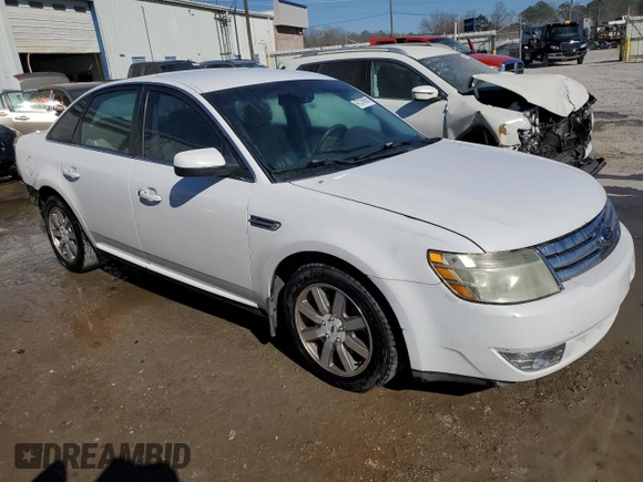 2008 Ford Taurus SEL with VIN 1FAHP24W48G156835, listed as a Copart auction lot 47218695 with 206,047 mi miles and Salvage Title. Bid and sale history available at carsss.com. Image 4.