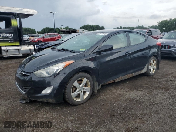 2013 Hyundai Elantra GLS with VIN 5NPDH4AE2DH342165, listed as a Copart auction lot 64642645 with 118,753 mi miles and Clean title. Bid and sale history available at DreamBid. Image 1.