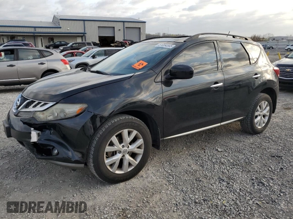 2012 Nissan Murano SL z VIN JN8AZ1MW8CW221544, wystawiony jako Copart lot #51054565 z przebiegiem 116 318 mil mil oraz Szkoda całkowita • Salvage title. Historia ofert i sprzedaży dostępna na DreamBid. Obrazek 1.