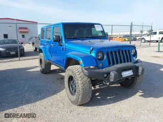 2016 Jeep Wrangler Unlimited 75th Anniversary with VIN 1C4BJWEG7GL179001, listed as a IAAI auction lot 42030735 with 123,681 mi miles. Bid and sale history available at carsss.com. Image 1.