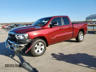 2022 Ram 1500 Lone Star with VIN 1C6RREBT7NN228547, listed as a Copart auction lot 48293535 with 65,368 mi miles and Salvage title. Bid and sale history available at DreamBid. Image 1.