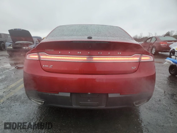 2014 Lincoln MKZ with VIN 3LN6L2GK4ER800100, listed as a Copart auction lot 81891094 with 95,806 mi miles and Salvage Title. Bid and sale history available at carsss.com. Image 6.