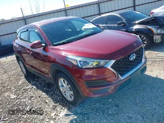 2019 Hyundai Tucson SE with VIN KM8J2CA41KU926156, listed as a IAAI auction lot 41888461 with 91,094 mi miles. Bid and sale history available at carsss.com. Image 1.