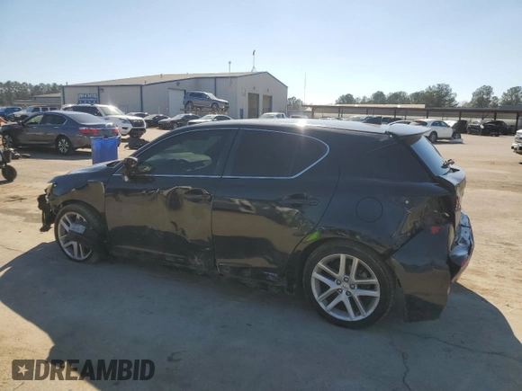 2014 Lexus CT 200h with VIN JTHKD5BH0E2178532, listed as a Copart auction lot 47211995 with 127,509 mi miles and Salvage Title. Bid and sale history available at DreamBid. Image 2.