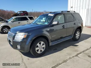 2008 Mercury Mariner with VIN 4M2CU91148KJ34422, listed as a Copart auction lot 49412785 with 143,755 mi miles and Salvage Title. Bid and sale history available at carsss.com. Image 1.